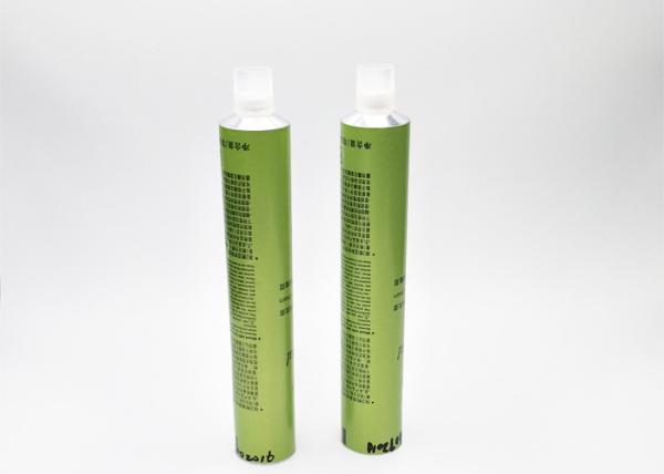 Customized Length Empty Metal Paint Tubes , Hair Colour Tube Sealed Opening