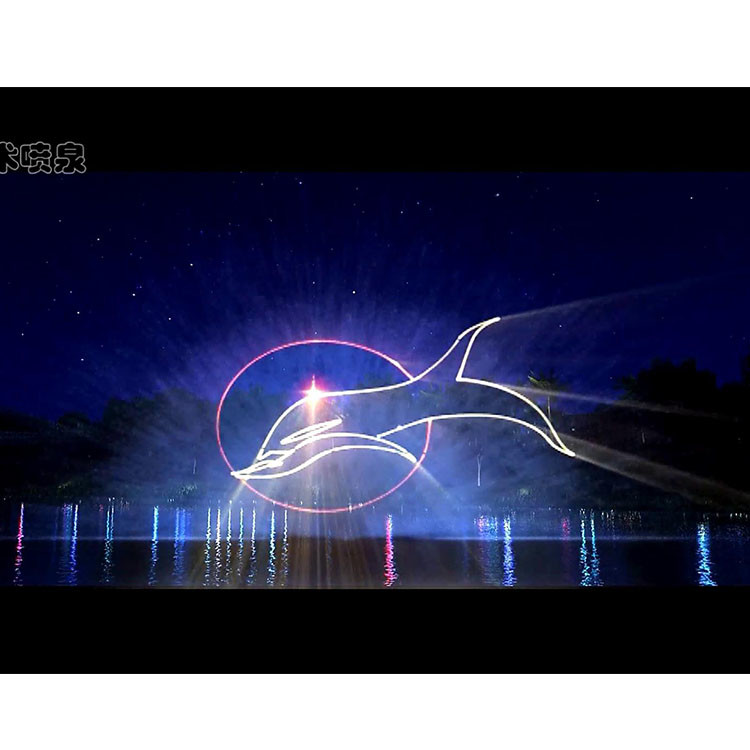 Stainless Steel Water Screen Show / 3d Water Projection CE RoHS Approved
