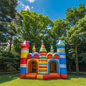 16'L X 13'W X 10'H Inflatable Party Castle Bounce House Giant Inflatable Slide