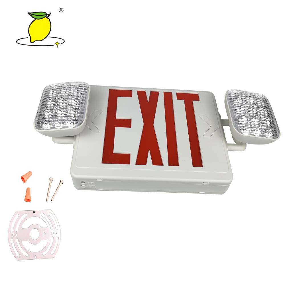 3.8W Rechargeable Combination Exit And Emergency Lights CE ROHS Approval