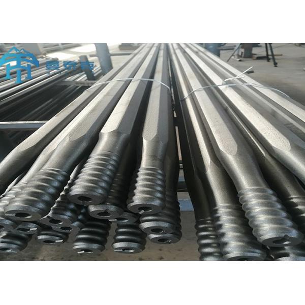 High Rigidity T38 Thread Drill Rod in Carbon Steel for Mining with 600mm-6400mm