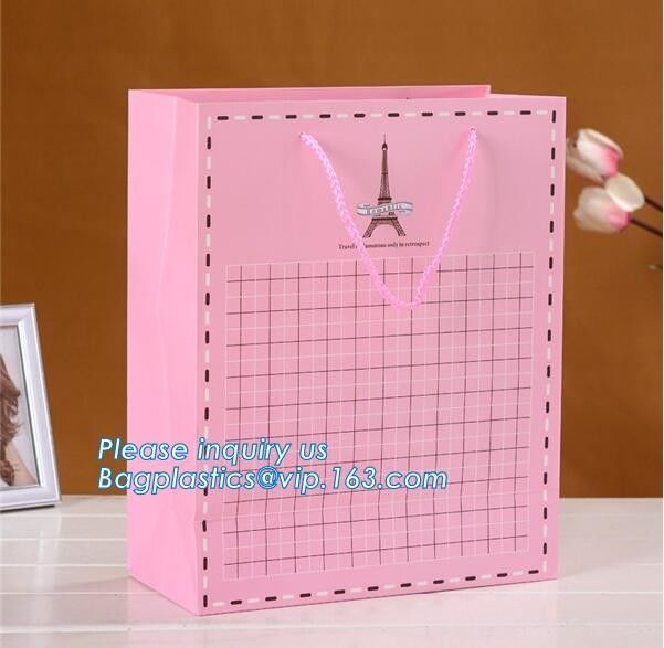 Luxury Paper Gift Carrier Shopping Bag Party Bag with Handles,printed paper carrier bag for apparel shopping bag, bageas