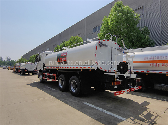 SHACMAN F3000 6x4 Lhd Rhd 15000liters Water Bowser 4000 Gallon Water Truck