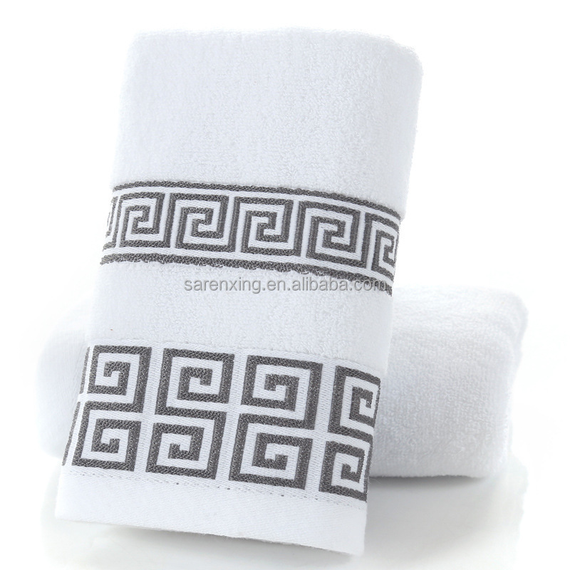 Custom Logo Beauty Spa Cotton Towels for Hairdressing and Barber Shop