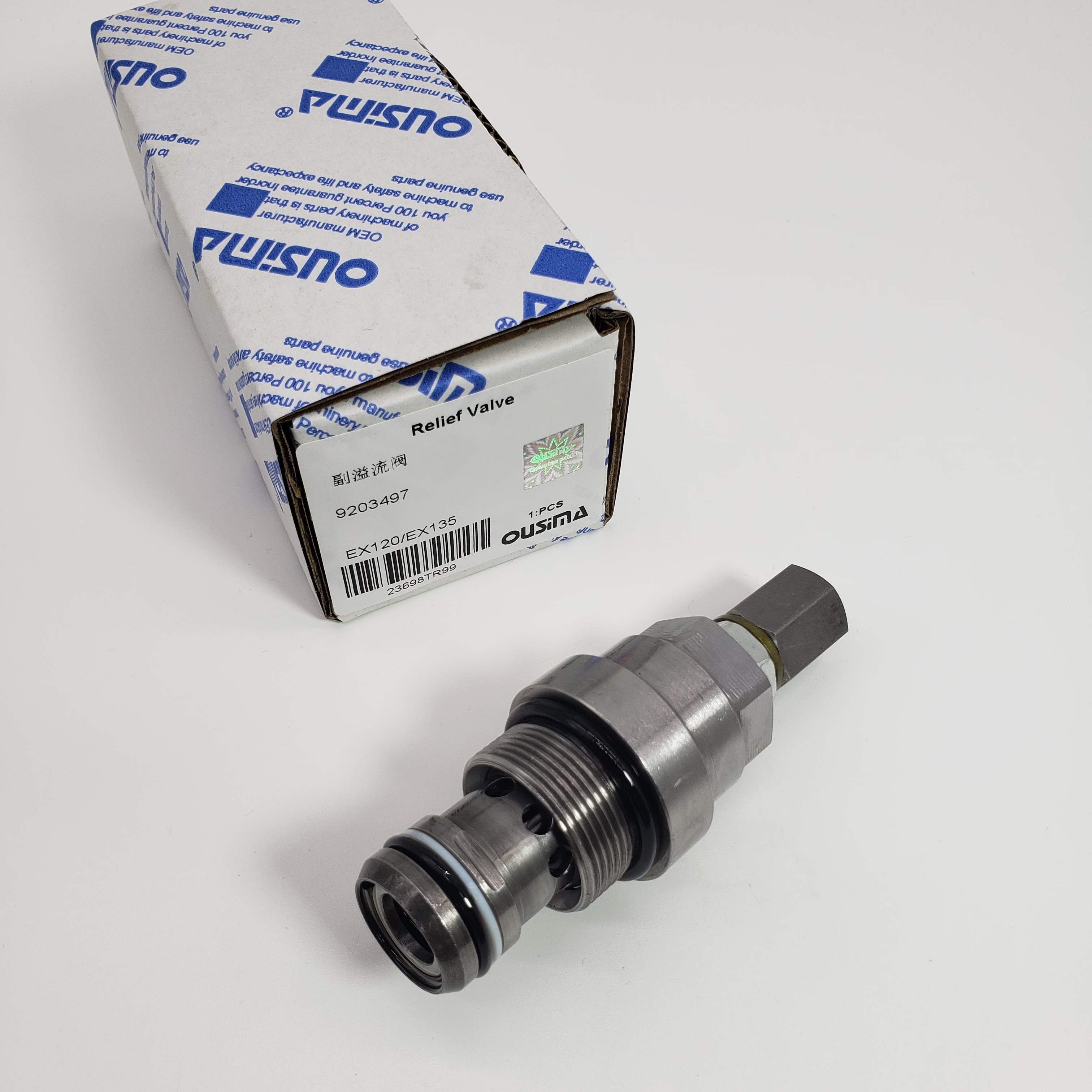 Hydraulic Pump Relief Valve 9203497 For HITACHI EX120 EX135