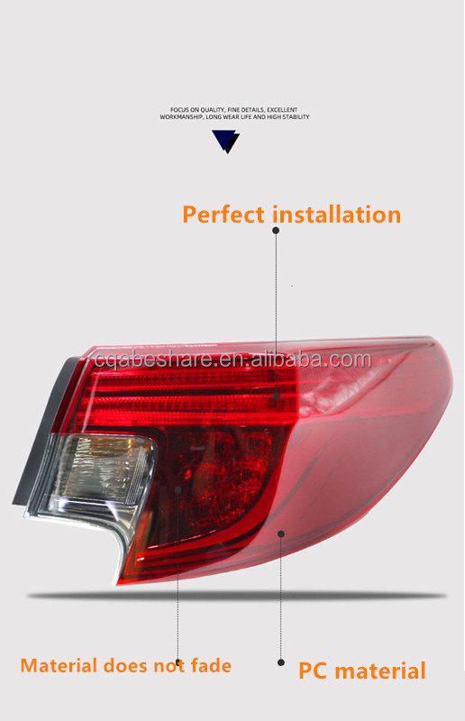 Red Car Taillights for Toyota 2006-2015 Reiz Mark X LED Rear Lamps Tail Lamp