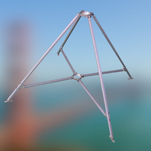 Winch Up 12M Lattice Tower Telescopic Light Mast