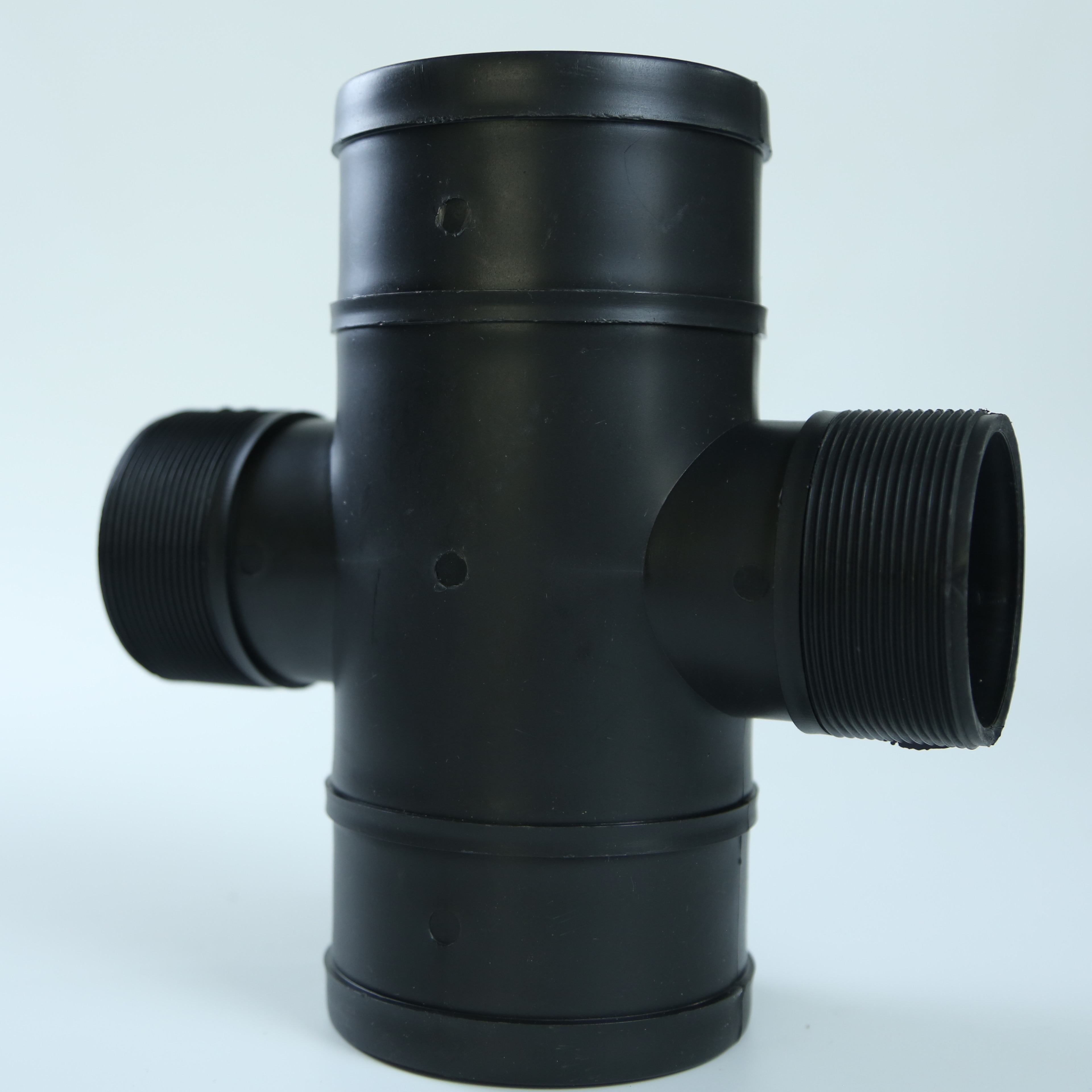 Easy Installation Irrigation Pipe Tee Variable Diameter Double Filament Cross