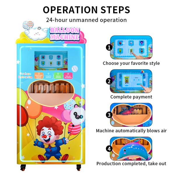 In Stock Easy Operate Electric Commercial Balloon Vending Machine For Hotel