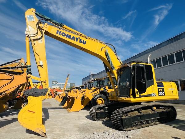 20 Ton 100% Second Hand Komatsu PC200-8 Crawler Excavator Used Digger Original
