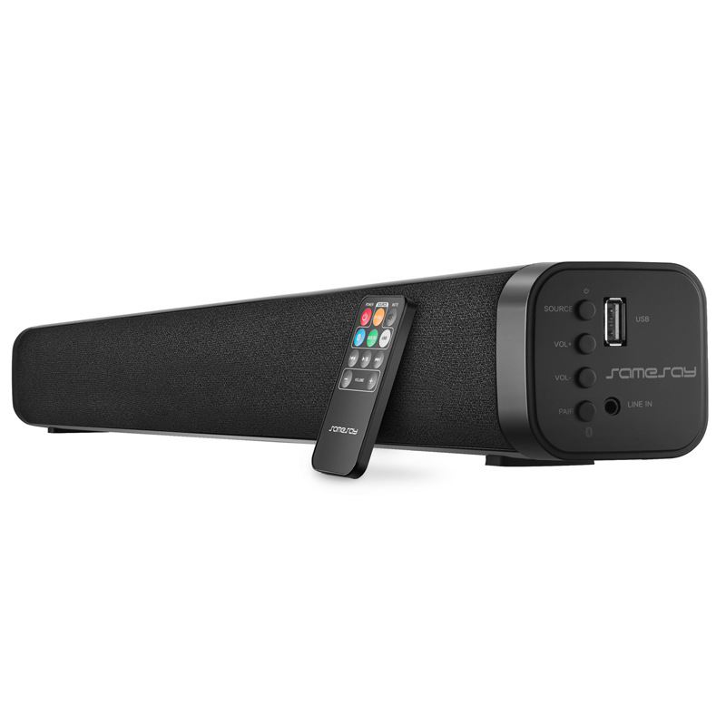 Vofull TV Soundbar 20W 5.0 Speakers Wireless Sound Bar 3D Stereo Subwoofers with Remote Control