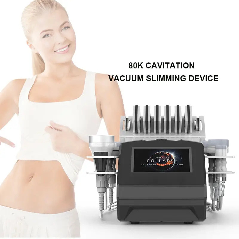 80k Rf Cavitation Vacuum Device Ultrasonic Skin Lifting Fat Removal Lipo Laser Pads Beauty
