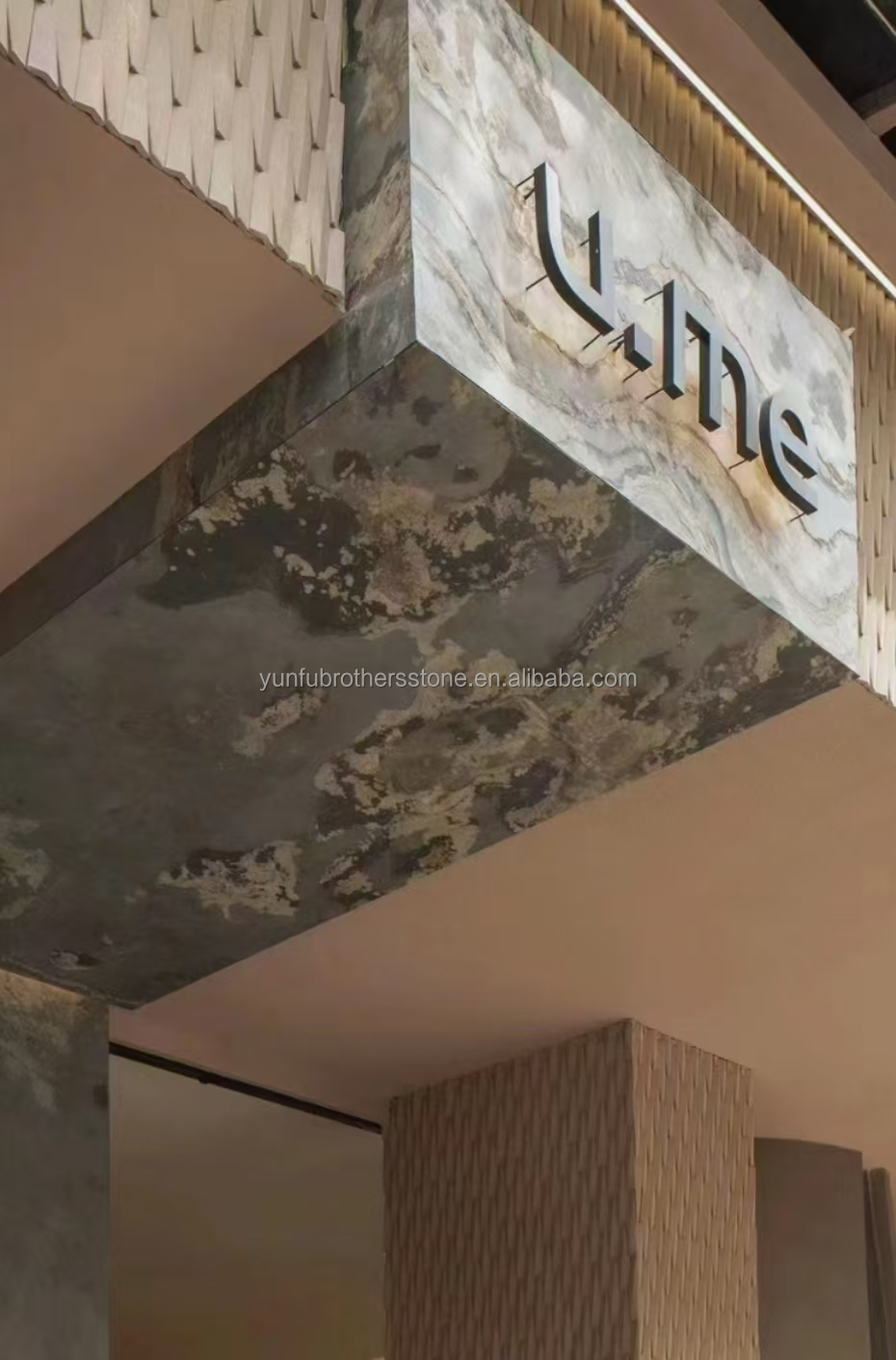 Add a Touch of Sophistication to Your Hotel Design with Backlit Soft Clay Stone Tiles