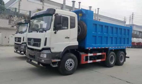 6x4 Dump Truck Loading 20-40 Tons Dongfeng 10 Tires Left Hand Drive Cabin With