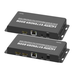 Over Single CAT5e CAT6 4Kx2K HDMI TCP IP Extender