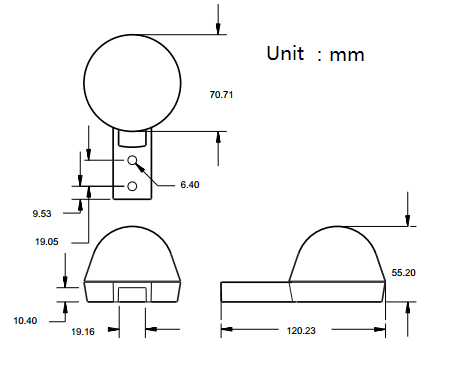 Optical Rain Sensor Pluviometer with UART Parameter 115200 8N1 and 0.2mm/pulse Unit