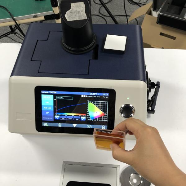 Benchtop 3nh Spectrophotometer Liquid With Reflectance / Tranmission Curve