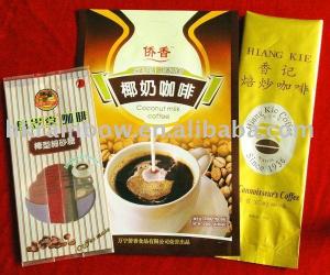 China PE / AL / PET Side - Seal Stand Up Coffee Bean Snack Bag Packaging Pouch on sale