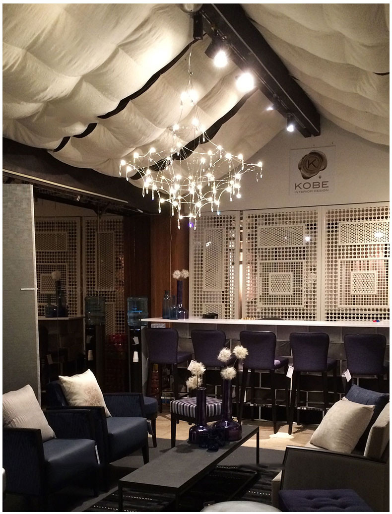 Modern Crystal Ceiling Chandelier Lighting Stainless Steel Fireflies Pendant Lamp nickel pendant light(WH-AP-542)