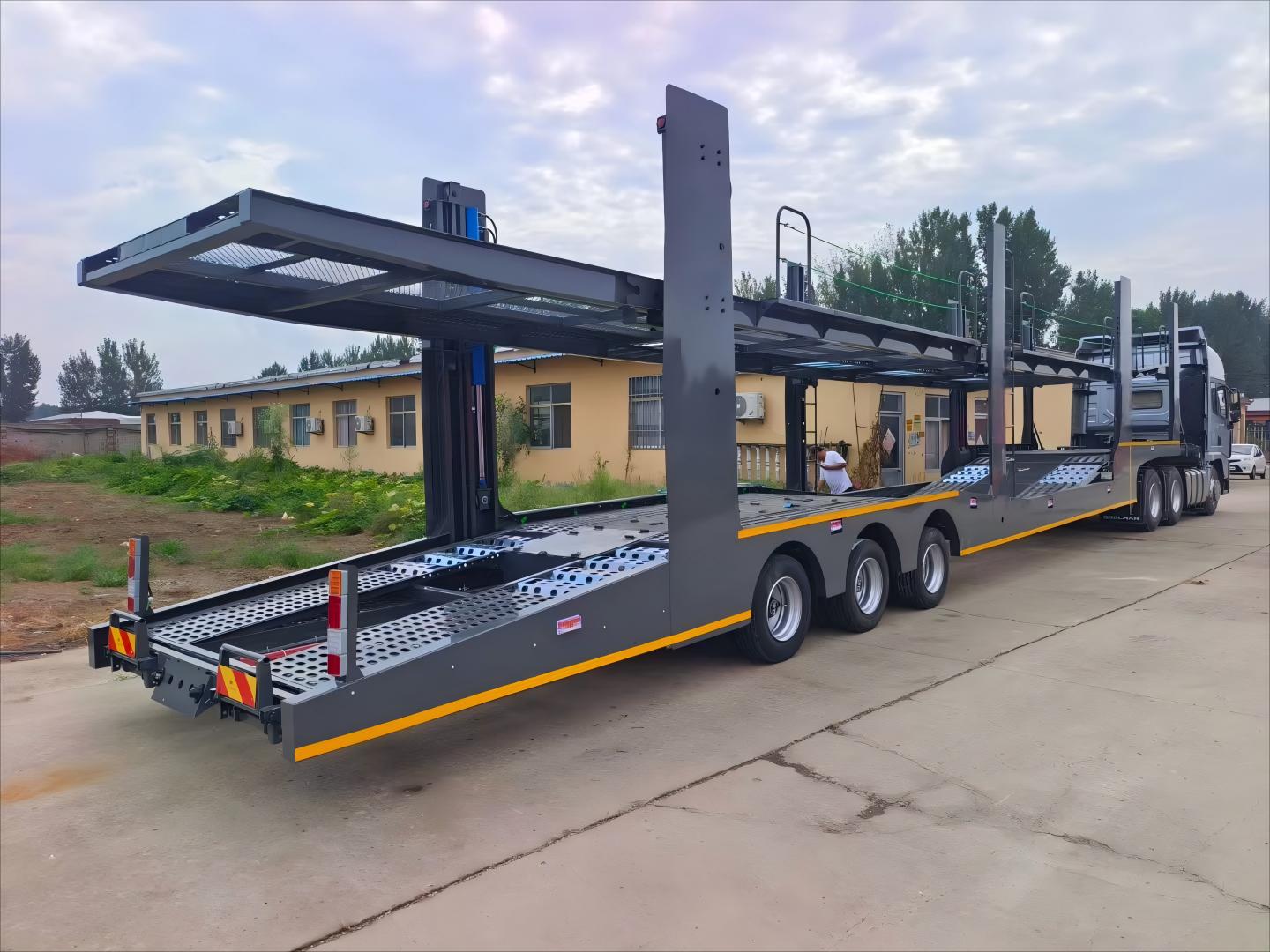 Africa Reliable Car Carrier Semi Trailer: Designed for Efficient Cars Transportation, Ensuring max Protection and Stability