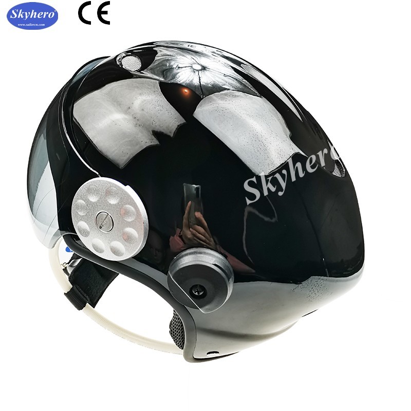 EN 966 standard Powered Paragliding helmet GD-G01Noise cancel paramotor helmet color red black white blue paramotor