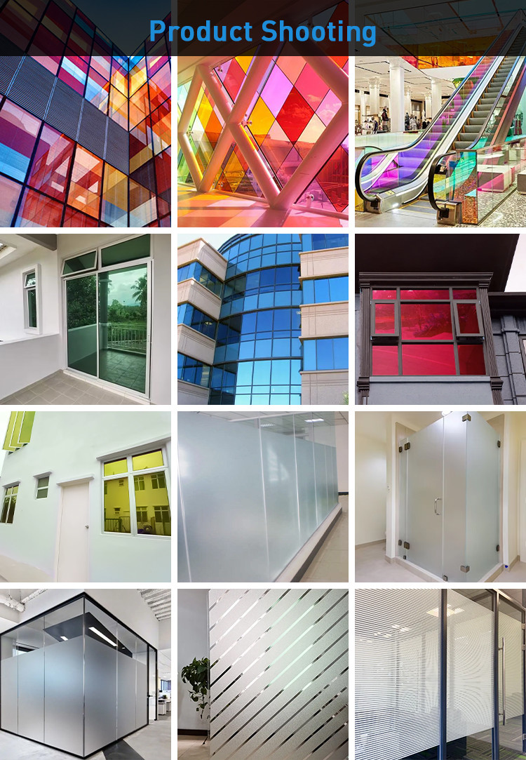 Green Silver Building Window Film UVR 88% IRR 85% 2mil 1.52m X 30m