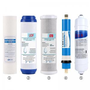 China NO App Controlled UF Hollow Fiber Membrane Filter Element For PP UDF CTO T33 RO System on sale