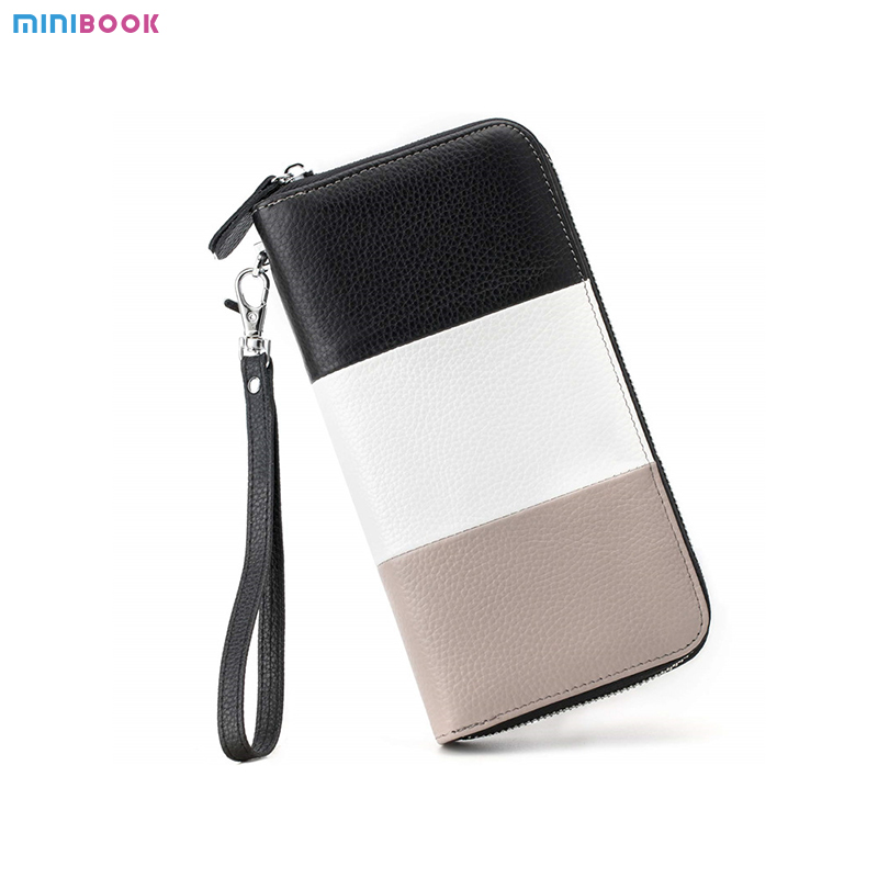 Daily Life Ladies Clutch Bags Wallet Multi Function Long Leather Clutch Purse for Women