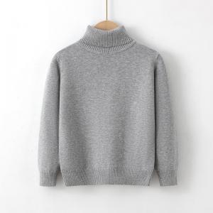 Plain Knit Sweater Blouse Crochet Sweatshirt Warm Crewneck Pullover Tops for Children clothing Manufactures