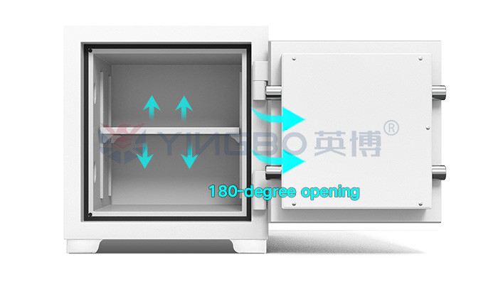 Solid Steel Fireproof Security Box Electronic DIgital Lock Fire Rating 30-120mis YB/FG-48-128
