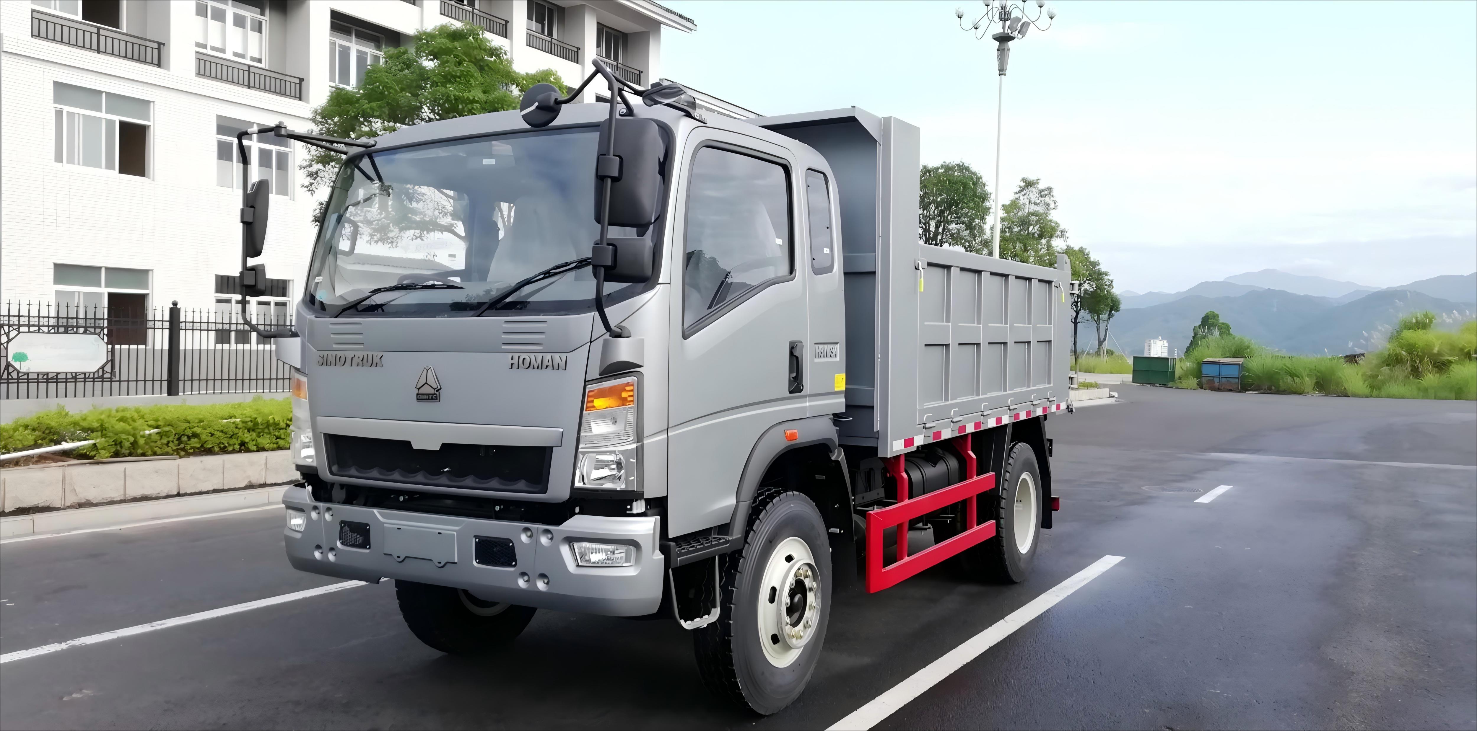 CIMC iron or steel Low Price light dump truck perfect for transporting lighter loads of loose material Used Tipper Dump Truck