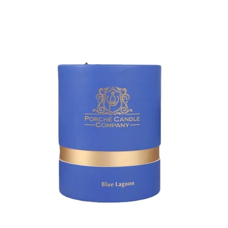Cosmetic Perfume Candle Cylinder Paper Tube Packaging Matt Lamination Surface Treat