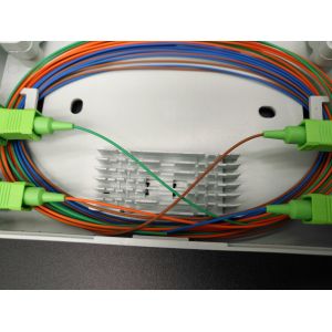 4 Ports FTTH Optical Fiber Termination Box Pre-terminated CTO 12 Cores Fusion