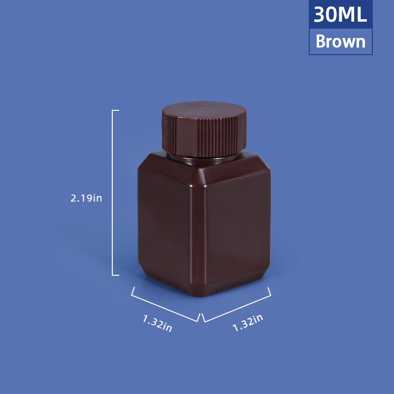 250ml HDPE Plastic Bottles for Chemical Detergent and Pesticide Seal The Square Bottle