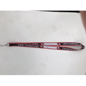 Wholesale sublimation polyester lanyard printed lanyard with custom logo
