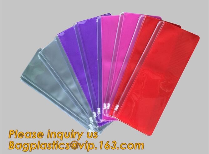 Plastic Bag OEM Custom PVC Loop Handle Image Printed Plastic Shopping Bag,Promotional Clear Waterproof Plastic Cosmetic