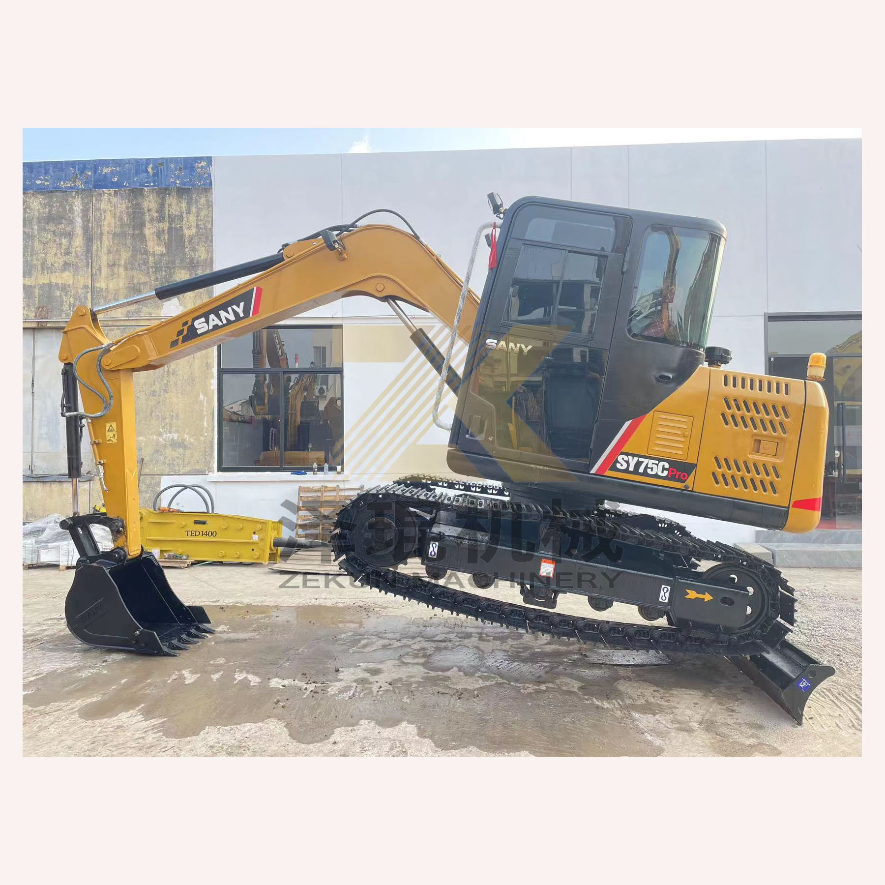 Used Sany SY75C Pro Excavator with Other Hydraulic Pump 7500 KG Machine Weight