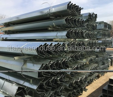 Greenhouse Rain Gutter Width Customizable and Long Service Life Advantage