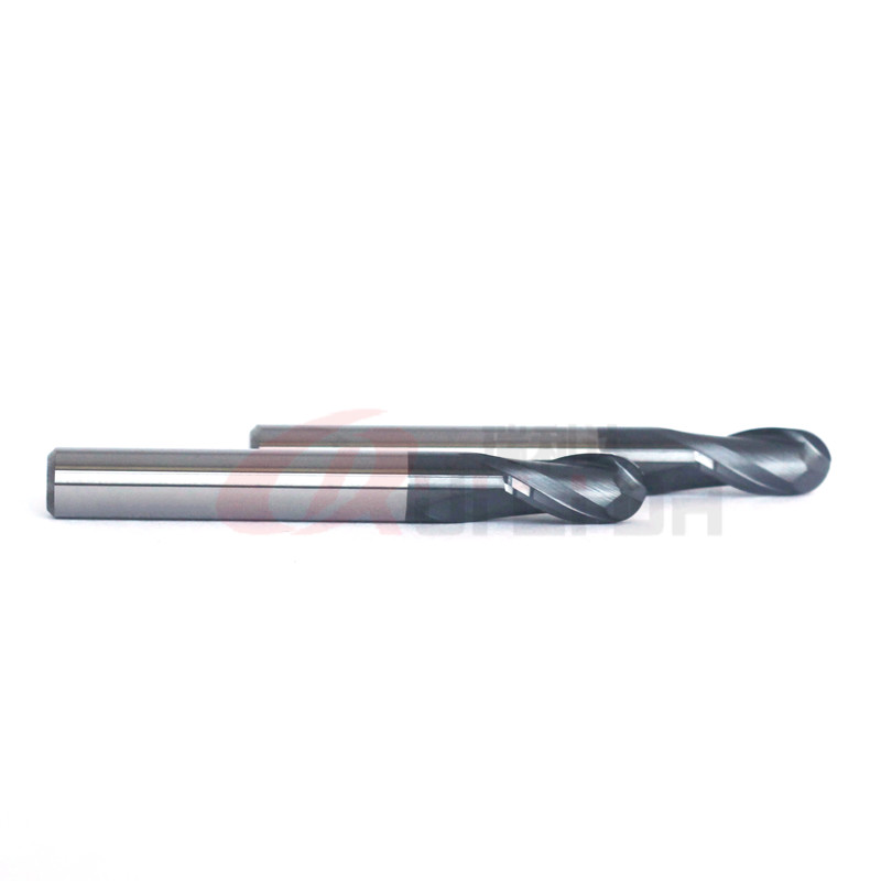 3/16" Imperial Milling Cutters 5mm 6mm Ball Nose End Mill For Aluminum 2 Flute