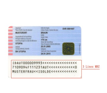 Advanced SINOSECU Passport Reader for Visitor Management System CE FCC Certified