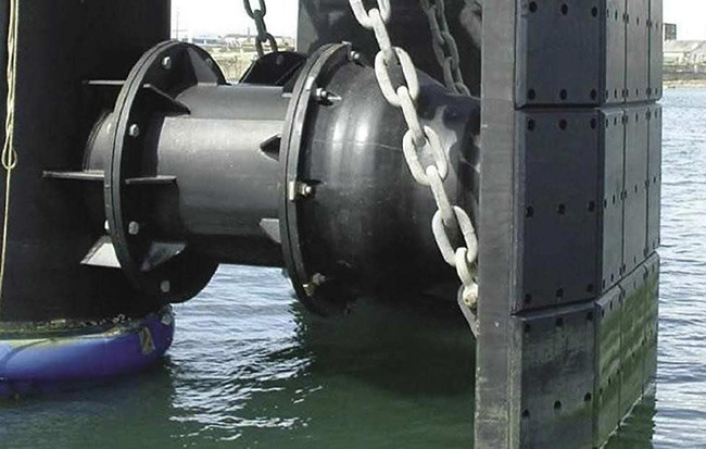 500mm Height Cone Rubber Fenders Boat Large Container Ships