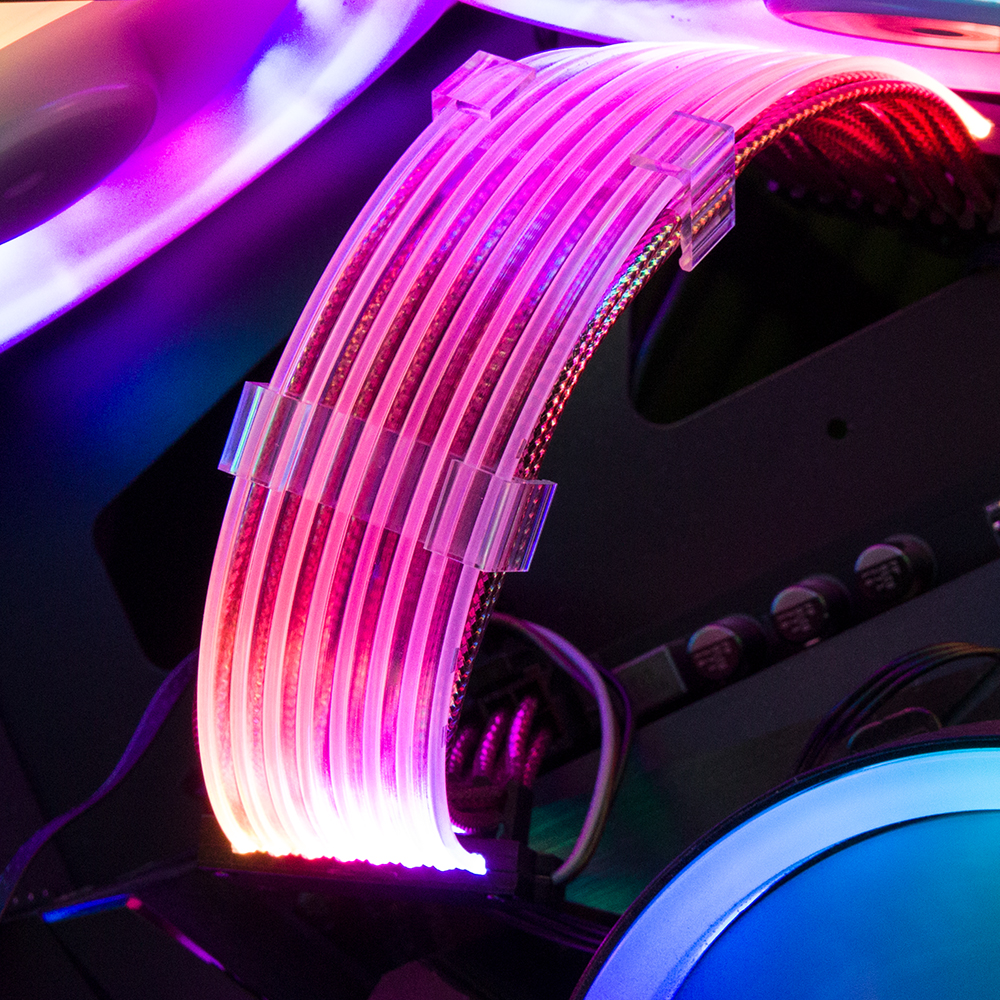 Computer Case Gaming RGB Cable 24pin RGB Synchronization Extension Cable Male to Female Connector For Computer Gaming Case