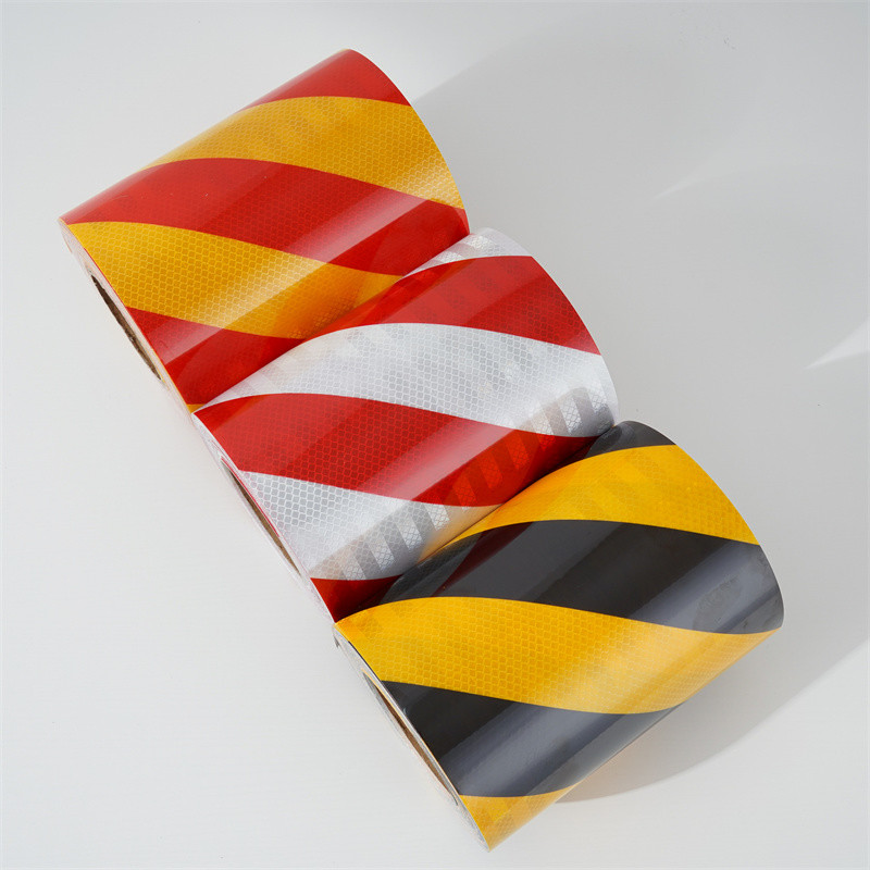 Acrylic Material High Intensity Grade Reflective Slant Strip Film 9300s For Vehicle Stickers