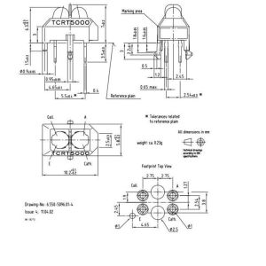 TCRT5000L TCRT5000 Reflective Optical Sensor Infrared Photoelectric Switch