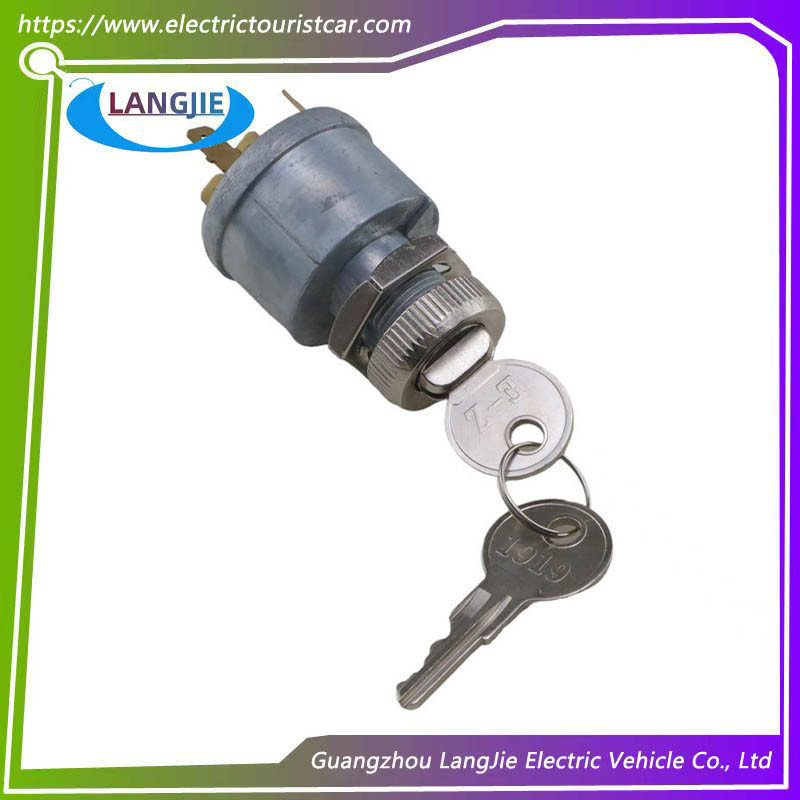 Golf Cart EZGO PDS 4-Wire Power Lock TXT Patrol Car 2-Wire Key Switch