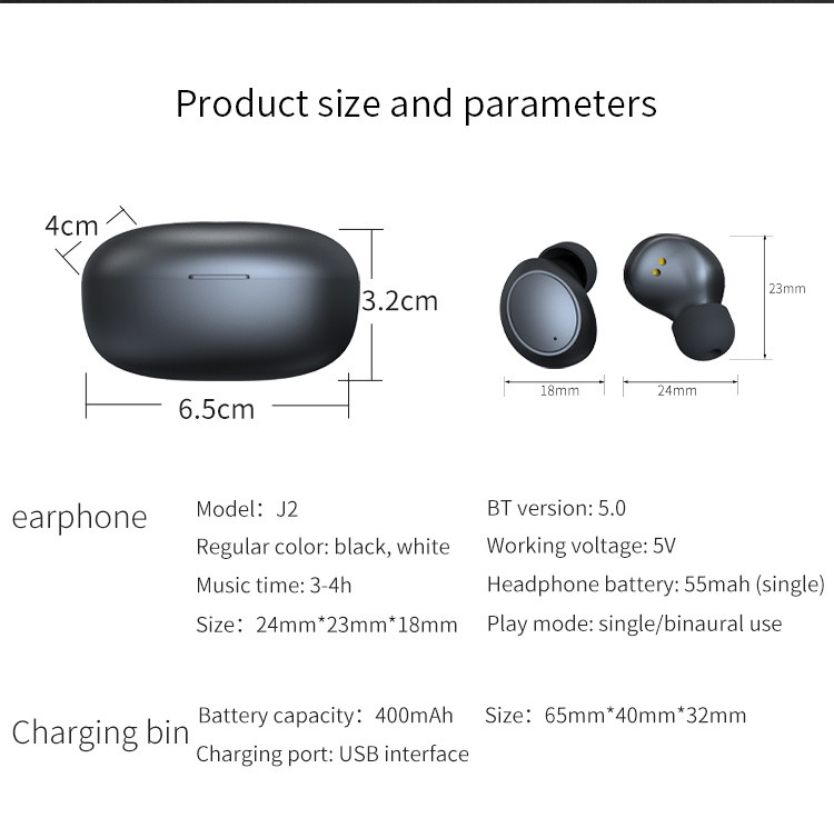 Ipx5 Magnetic Bluetooth Earphones Wireless Earbuds With Microphone