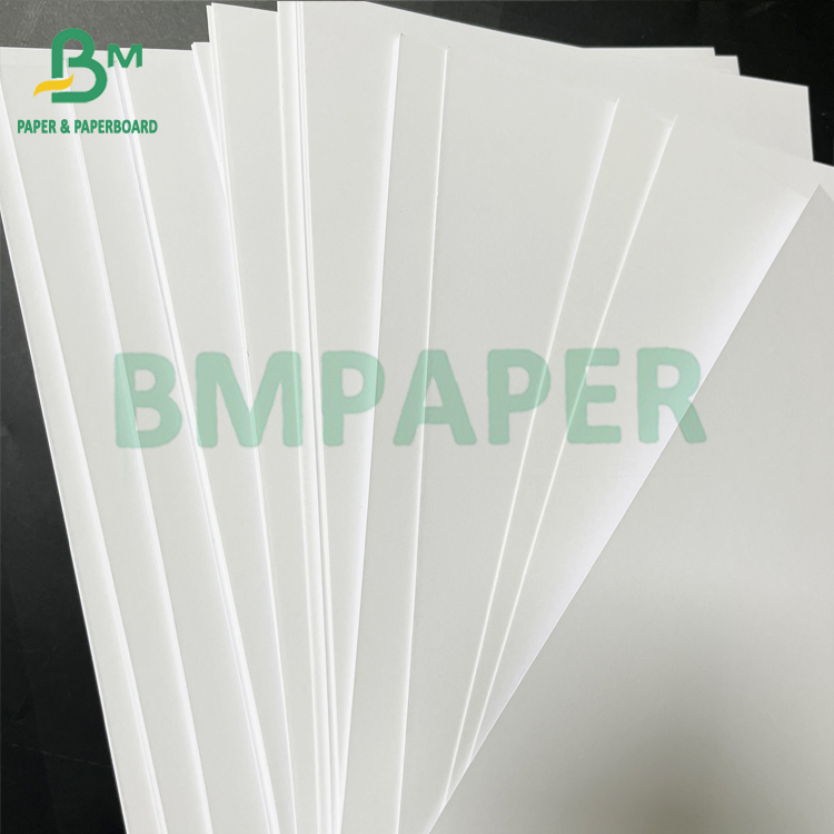 Recyclable Good Printability 300 400 GSM Thick White Uncoated Paper