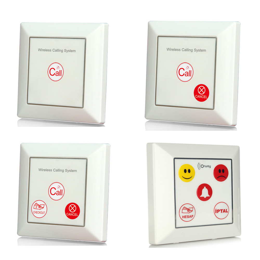 waterproof good quality wall fixed call bell button