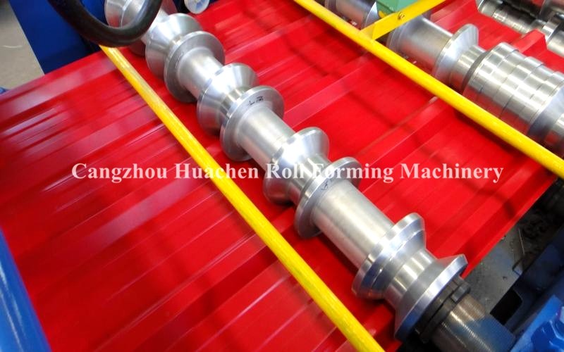 Trapezoidal Profile Roll Forming Machine With PLC Control System