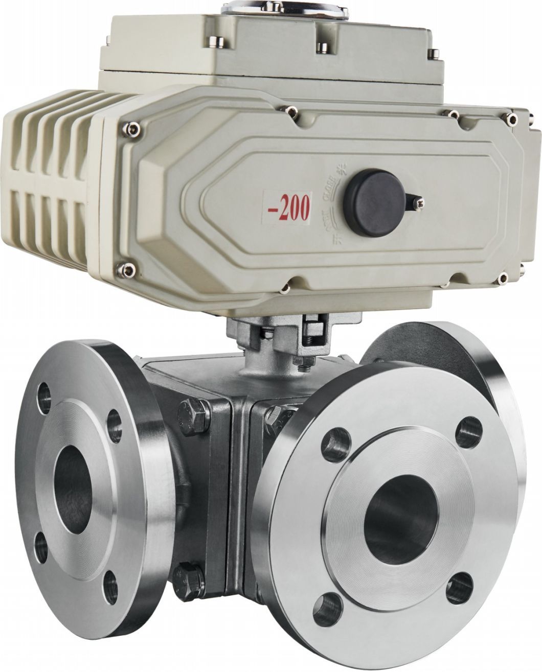 T Type/L Type Flanged Tee Type Control Ball Valve